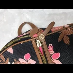 Spartina 449 Black and Pink Backpack Spartina 449 | Bags | Black Mini Floral Chole Spartina  main image 4